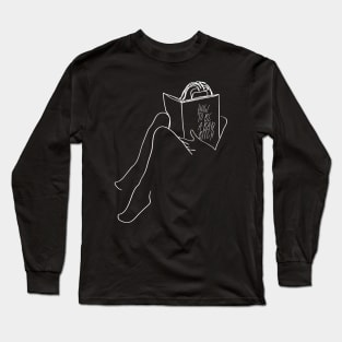 Badass Muse (white line) Long Sleeve T-Shirt